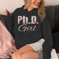 PhD Girl Doctorate Degree Graduation Women Her Psychology Unisex Hoodie