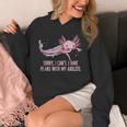 I Have Plans With My Axolotl Salamander Introvert Unisex Hoodie