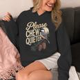 Please Chew Quieter Introverts Casual Everyday Unisex Hoodie Please Chew Quieter Introverts Casual Everyday Unisex Hoodie