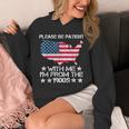 Please Be Patient With Me I'm From The 1900s American Flag Unisex Hoodie