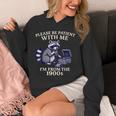 Please Be Patient I'm From The 1900s Retro Raccoon Saying Unisex Hoodie