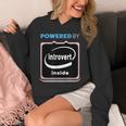 Powered By Introvert Inside Embrace Your Quiet Strength Unisex Hoodie