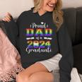 Proud Dad Of 2024 Graduate Class 2024 Graduation Family Unisex Hoodie