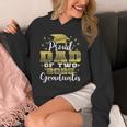 Proud Dad Of Two 2025 Graduates Graduation Family Unisex Hoodie