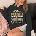 Proud Godmother Of 5th Grade Graduate 2023 Family Graduation Unisex Hoodie