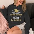 Proud Little Brother Class 2024 Graduate Senior Graduation Unisex Hoodie