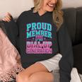 Proud Member Of The Dial Up Club Tech Nostalgia Top Unisex Hoodie