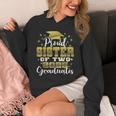 Proud Sister Of Two 2025 Graduates Graduation Family Unisex Hoodie