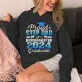 Proud Step Dad Of Kindergarten Graduate 2024 Graduation Step Unisex Hoodie