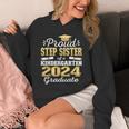 Proud Step Sister Of Kindergarten Graduate 2024 Graduation Unisex Hoodie