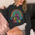 Rainbow Senior 2029 Shirt Class Of 2029 Cute Graduation Unisex Hoodie
