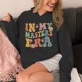 Retro Groovy In My Master's Degree Era Graduation Master Unisex Hoodie