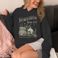 Retro Proud Anti Social Member Of Introverted Book Club Unisex Hoodie