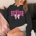 Retro Senior 2026 Class Of 2026 Coquette Pink Bow Graduation Unisex Hoodie