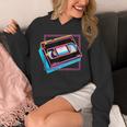 Retro VHS Vaporwave Video Cassette Nostalgia Geek Chic Unisex Hoodie