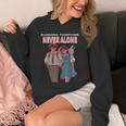 Running Together Always Connected Anime Nostalgia Message Unisex Hoodie