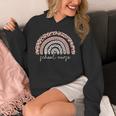 School Nurse Appreciation Rainbow Graduation Medical Nursing Unisex Hoodie