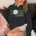 Senior 2025 Volleyball Mom High School Graduation Outfit Pro Unisex Hoodie