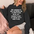 Senior Citizen Humor My Memory's Not As Sharp As It Used Unisex Hoodie