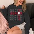 Senior Class Of 2024 Graduation 2024 Maroon Basketball Unisex Hoodie