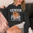 Senior Mom Class Of 2026 Coquette Bow Basketball Graduation Unisex Hoodie