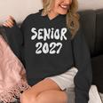 Senior Retro Class Of 2027 Graduation High School College Unisex Hoodie