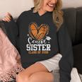 Senior Sister Class Of 2026 Basketball Graduation Heart Unisex Hoodie