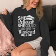 She Believed She Could So She Mastered It Graduation 2023 Unisex Hoodie