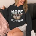 Sloth Shirts Cute Introvert Nope Not Today Sloth Unisex Hoodie