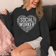 Social WorkerShirt Love Month Graduation Tshirt Unisex Hoodie