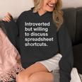 Spreadsheet Nerd Introverted Accountant Unisex Hoodie
