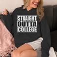 Straight Outta College Shirt College Graduation Shirt Unisex Hoodie