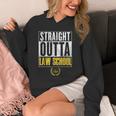Straight Outta Law School Graduation Tshirt Law School Unisex Hoodie