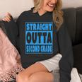 Straight Outta Second Grade Graduation Class Unisex Hoodie