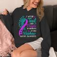 Suicide Awareness I Wear Teal Purple In Memory Of My Nephew Unisex Hoodie