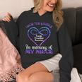 Suicide Prevention Shirt Teal & Purple In Memory Of Niece Unisex Hoodie Suicide Prevention Shirt Teal & Purple In Memory Of Niece Unisex Hoodie