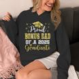 Super Proud Bonus Dad Of 2025 Graduate Graduation Family Unisex Hoodie