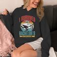 I Survived My Bachelor's Degree Party Bachelor Graduation Unisex Hoodie
