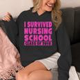 I Survived Nursing School Class Of 2018 Graduation Shirt Unisex Hoodie