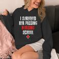 I Survived Her Passing Nursing School Graduation Unisex Hoodie