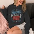 I Survived My Sister'S Nursing Degree Sis Nurse Graduation Unisex Hoodie