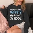 i Survived My Wifes Nursing School Degree Graduation Party Unisex Hoodie