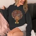 History Month Afro Book Lover Women Girls Librarian Unisex Hoodie
