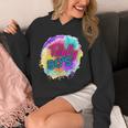 Totally 80's Tie Dye Retro Vibes 1980s Style Nostalgia Unisex Hoodie Totally 80's Tie Dye Retro Vibes 1980s Style Nostalgia Unisex Hoodie