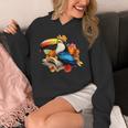 Toucan Reading Book Unisex Hoodie
