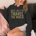 Travel Themed Graduation Tshirt Unisex Hoodie