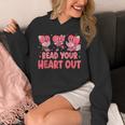 Valentine Day Book Read Your Heart Out Lovers Teacher Kids Unisex Hoodie Valentine Day Book Read Your Heart Out Lovers Teacher Kids Unisex Hoodie