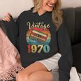 Vintage 1970 Retro Cassette Tape 70s Born Nostalgia Birthday Unisex Hoodie