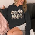 Vintage Class Of 1984 40th Reunion High School Graduation 84 Unisex Hoodie