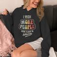 Vintage I Wish More People Were Fluent In Silence Introvert Unisex Hoodie